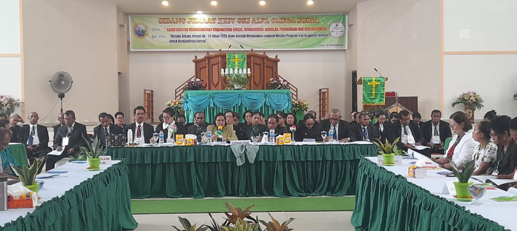 Sidang Jemaat Ke Dua Puluh Empat (XXIV ) Jemaat Gki Alfa Omega  Furia Kota Raja Tahun 2025