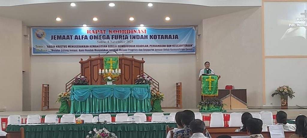RAPAT KOORADINASI PERSIAPAN SIDANG JEMAAT KE XXIV JEMAAT   GKI ALFA OMEGA FURIA KOTA RAJA